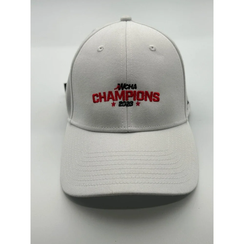 Adidas WCHA Champions 2003 White Baseball Cap Adjustable Hat Mens‎ Womens